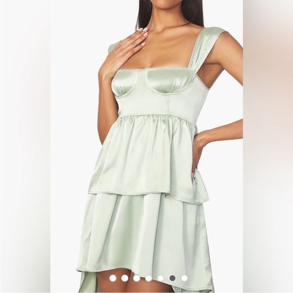 WeWoreWhat green high low dress - Picture 7 of 10